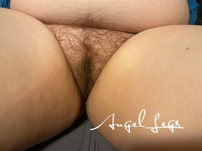 Hubby loves mommy’s overgrown hairy pussy, do you baby?