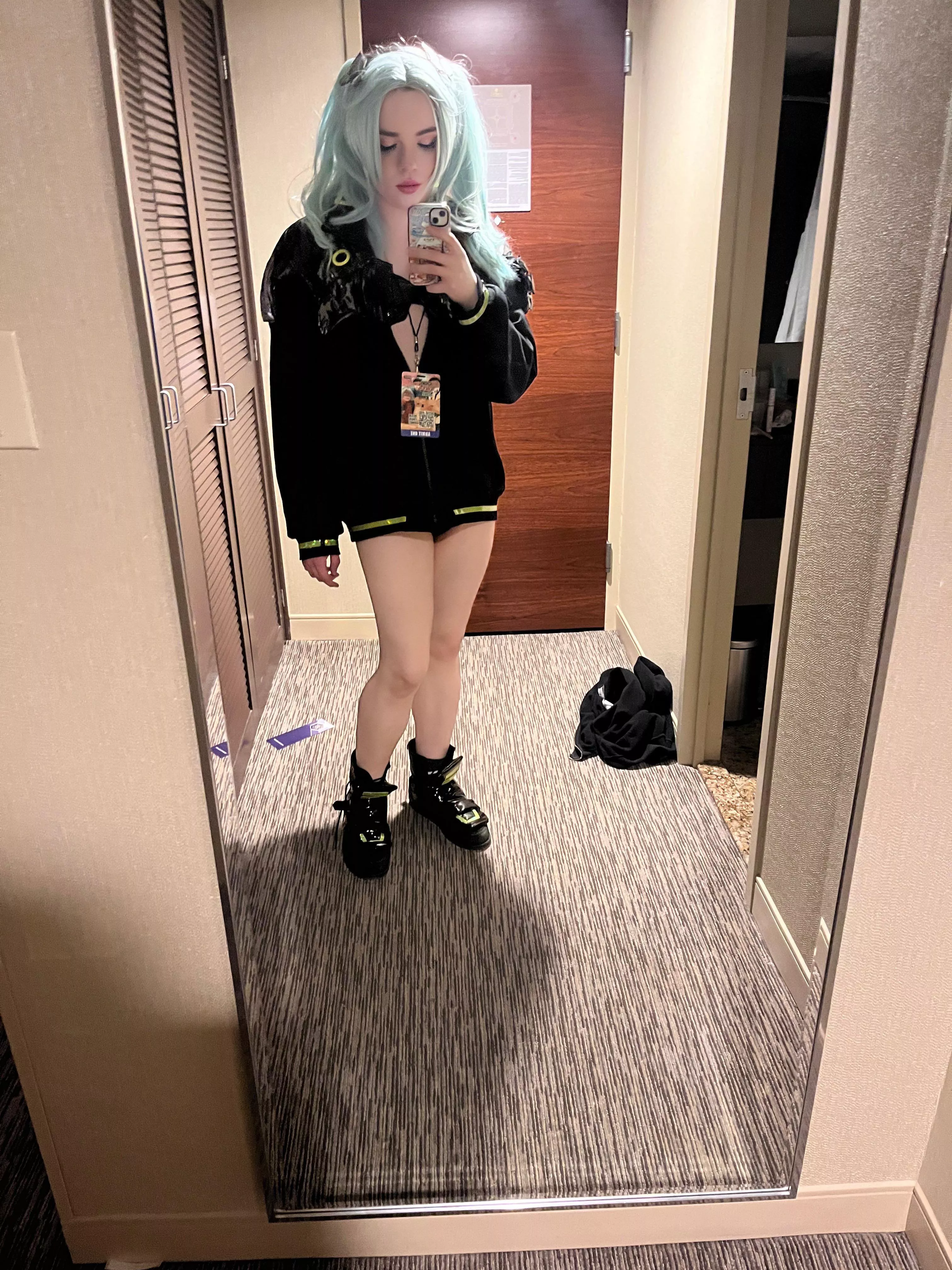 I had fun cosplaying Rebecca at a con recently!