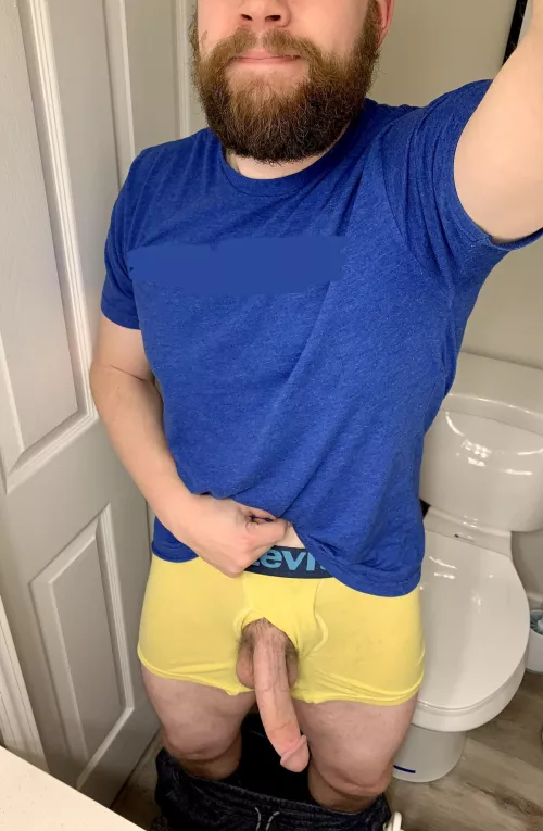 I hope the yellow underwear isn’t too distracting for you.