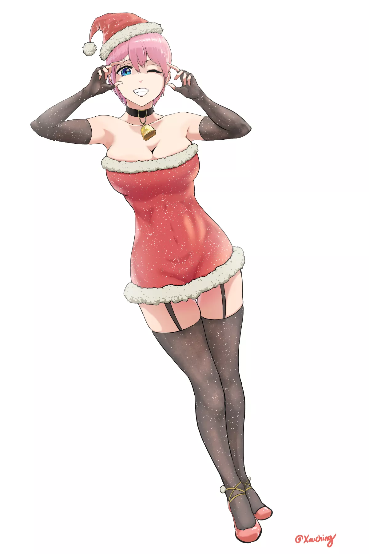Ichika's Christmas outfit (By xauching) [The Quintessential Quintuplets]