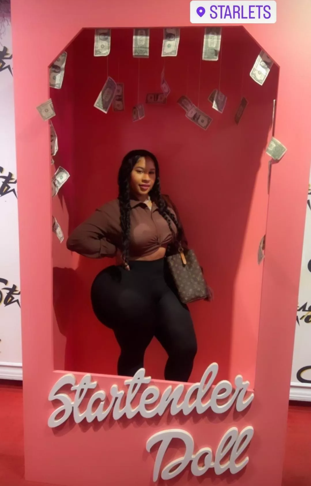 Imagine is she was actually a bartender at Starlets