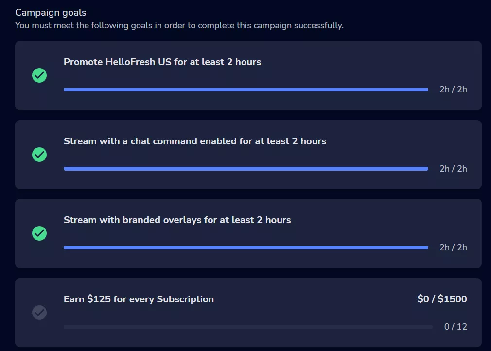 Is it right that i would now get a payout for each subscription with my code? Or am i missing something?