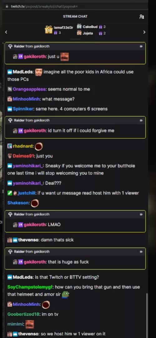 Is there a way to turn this off (from Receiver or Raider side)? I don't want to have this annoying highlight if I chat after raiding someone :')