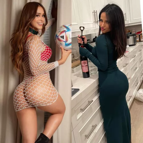 Its always double the pleasure when i jerk off to a sexy latina ass and im so addicted to that. Lets get bi for Yanet Garcia and Becky G or any other latinas.