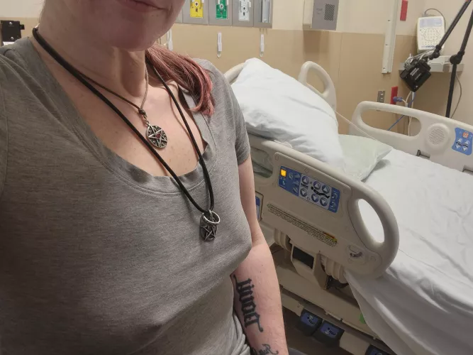 I've caught the doctor staring 4 times so far