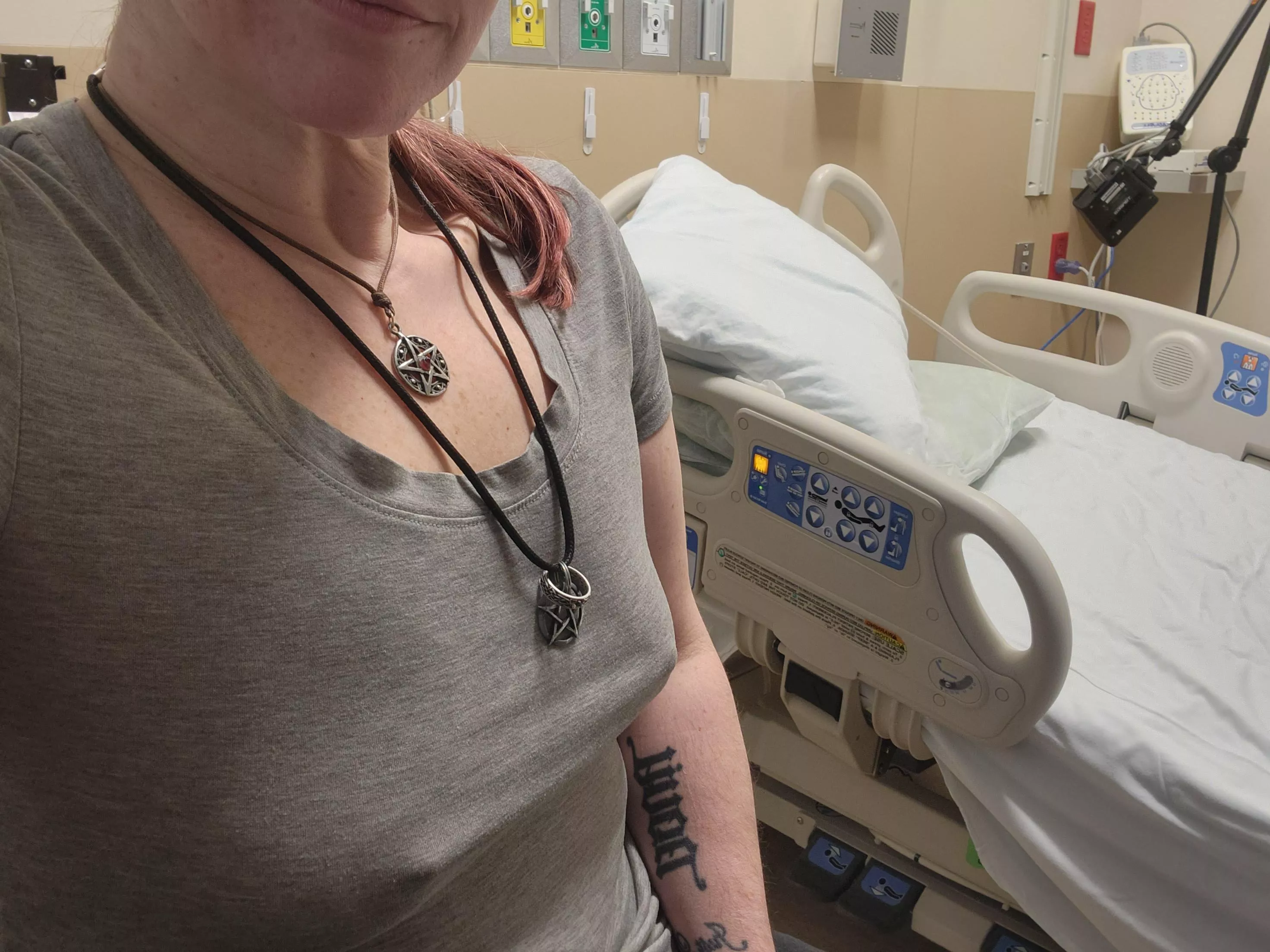 I've caught the doctor staring 4 times so far