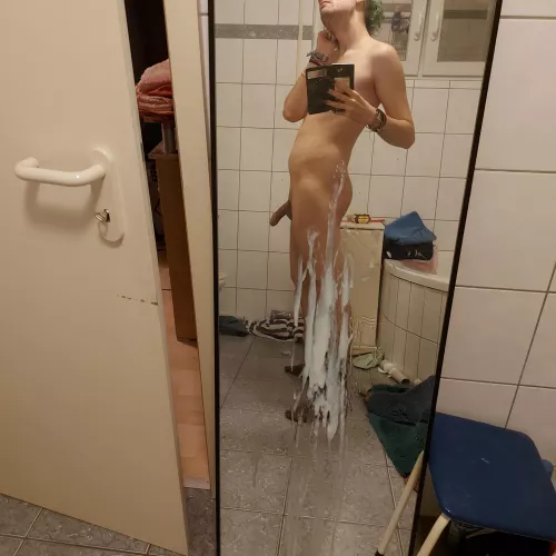 Just some thick cum.