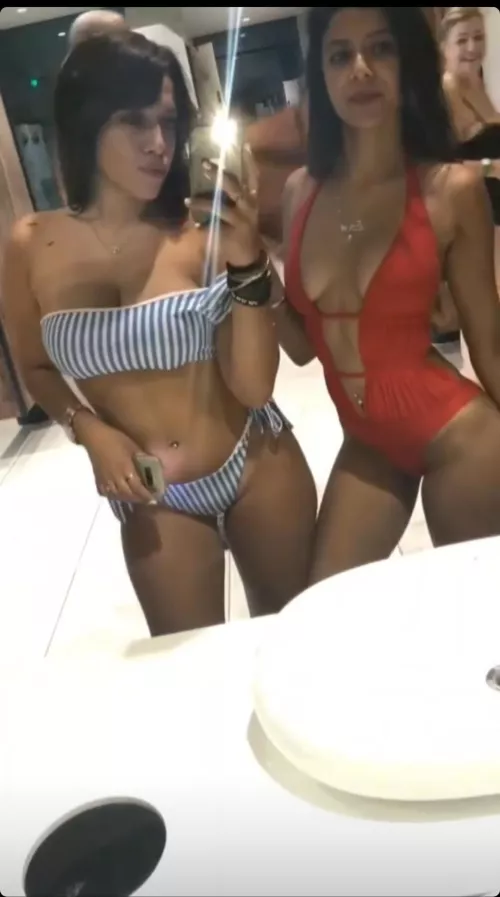 laughing on small tits while she stars on real ones