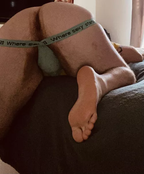 Love lazy mornings in a jock
