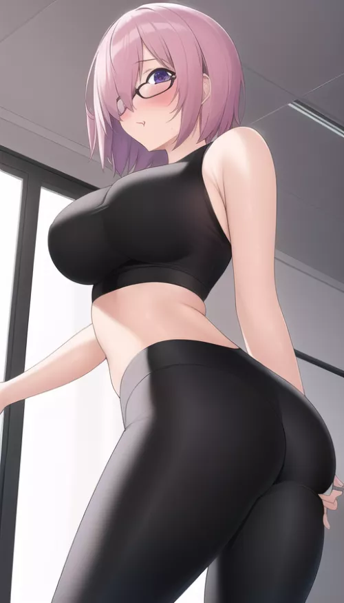 Mashu Kyrielight who has in sportswear