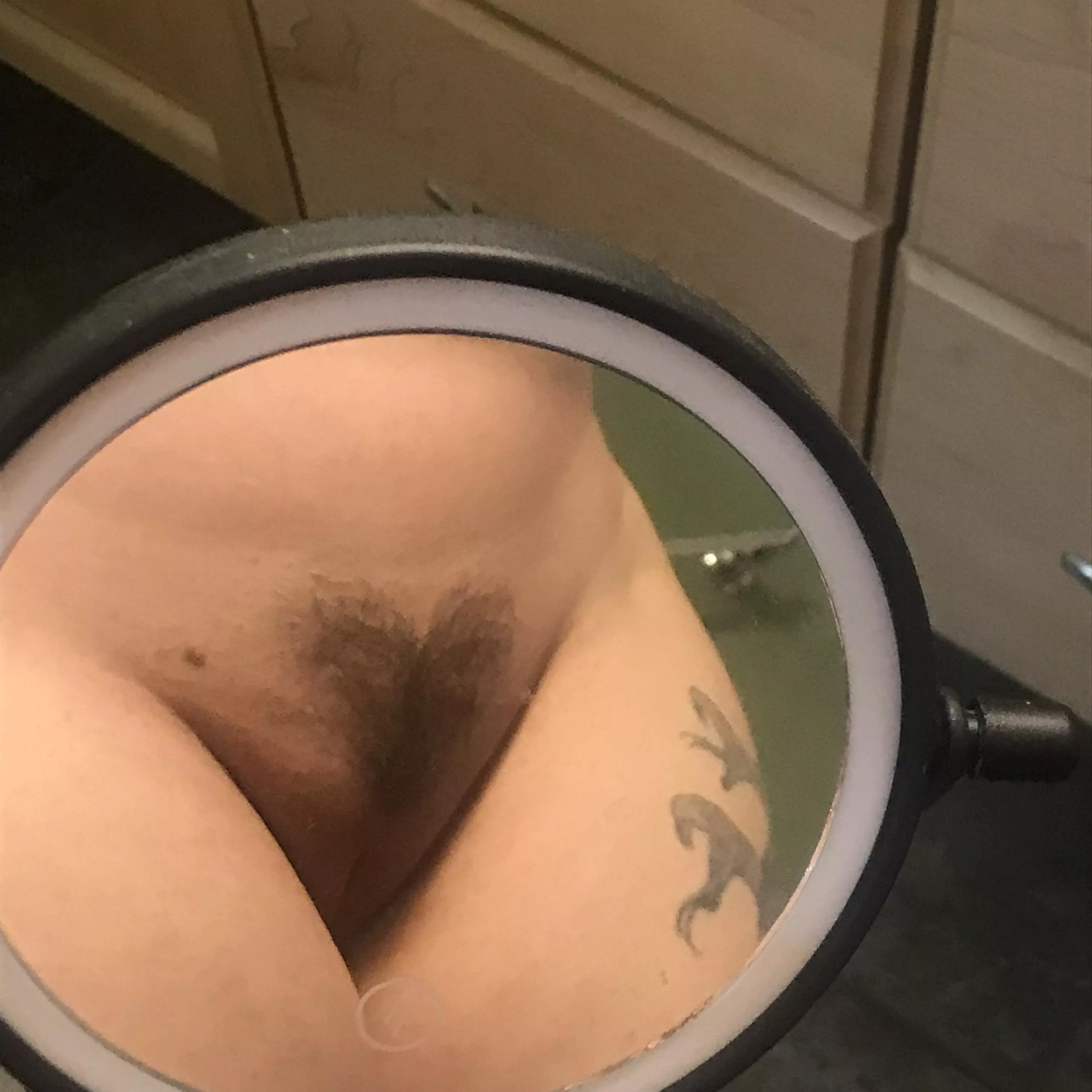 Mirror shot of my cute ❤️ mound