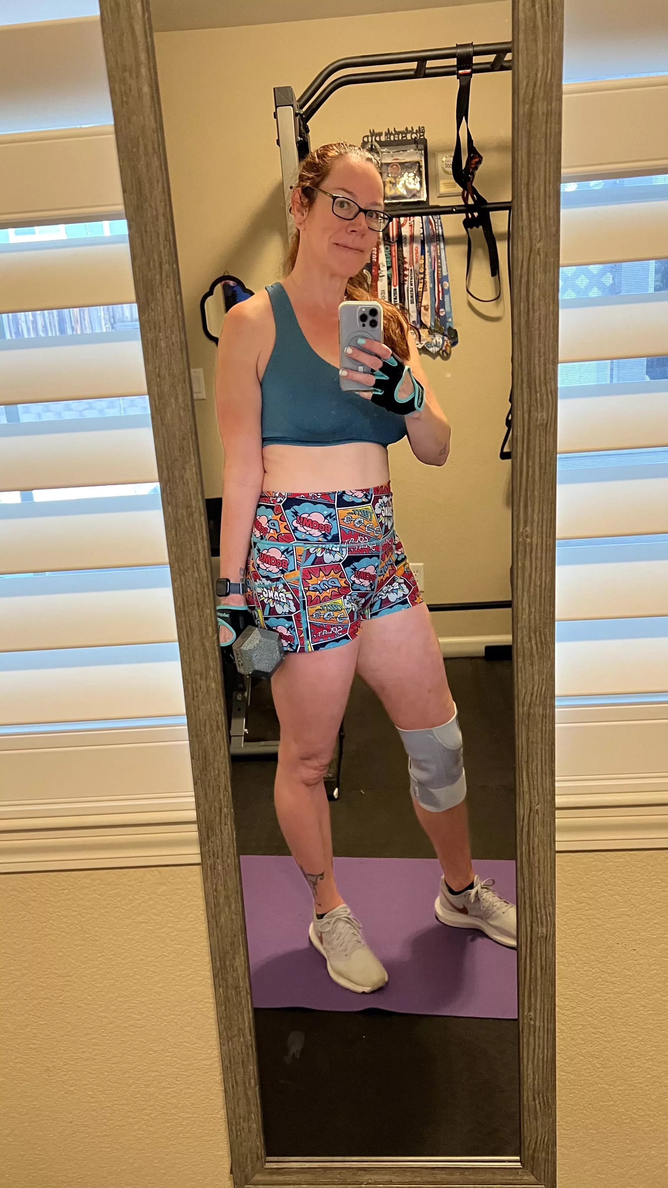 My 44 year old knees were feeling it this morning. But I killed it anyways.