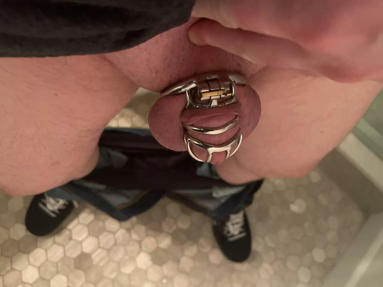 My Miss told me I could post this one — I’ve been going longer and longer in this one for her. It’s starting to feel like it isn’t even there.