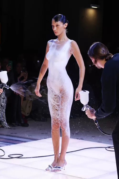 Now THAT is a true sprayed-on dress (more in comments)