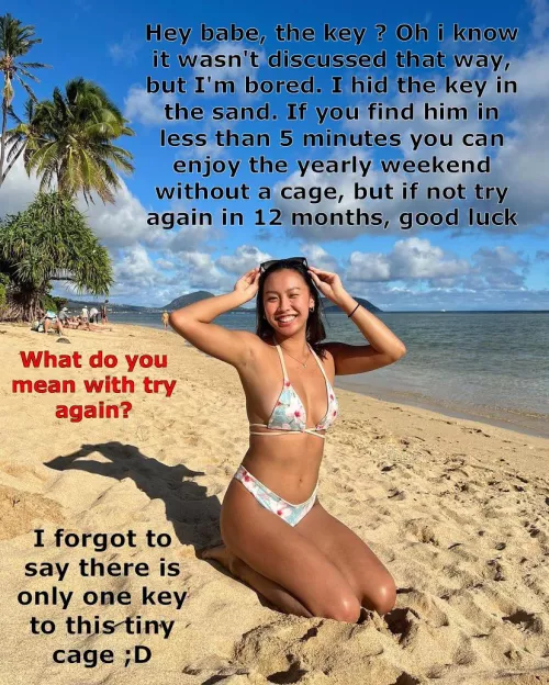 only she knows if the keys are really there😜