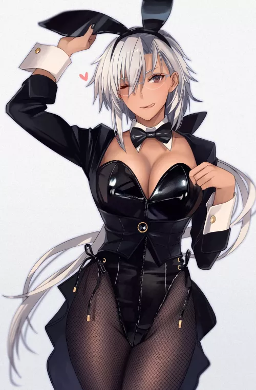 Playful usagi Musashi [Kancolle]