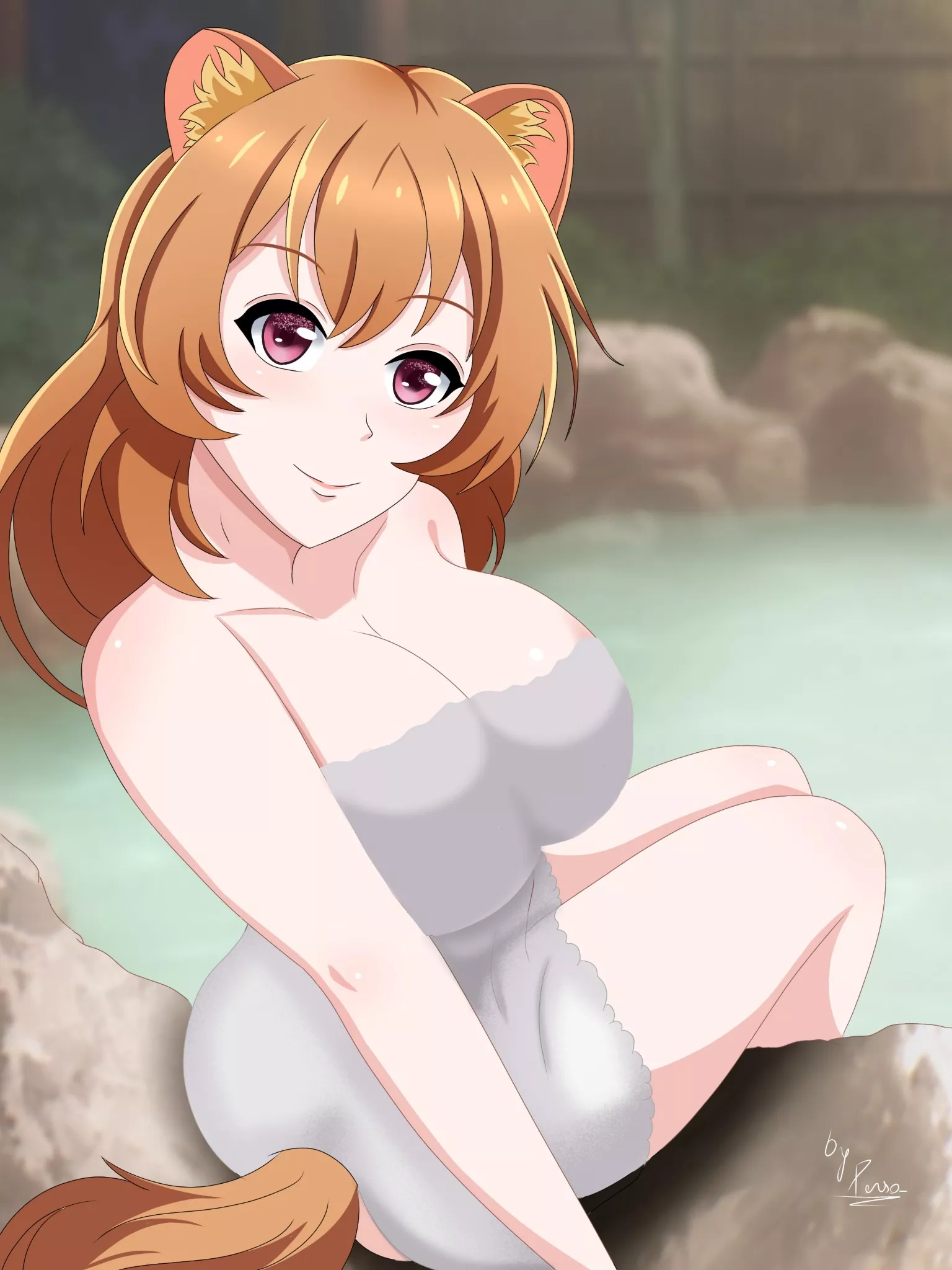 Raphtalia at the onsen (By Persa) [The Rising of the Shield Hero]