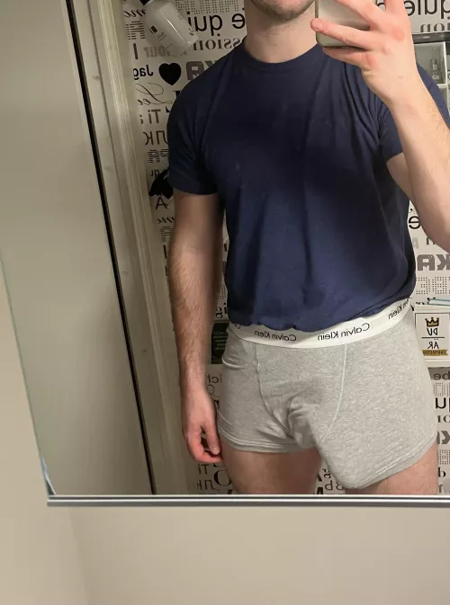 Scared to pull down my boxers?