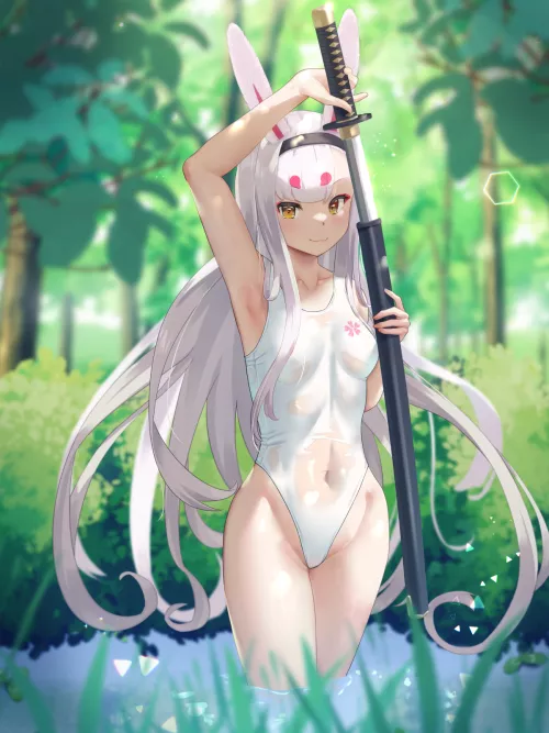 Shimakaze Draws Her Blade (Hakamaboooots) [Azur Lane]