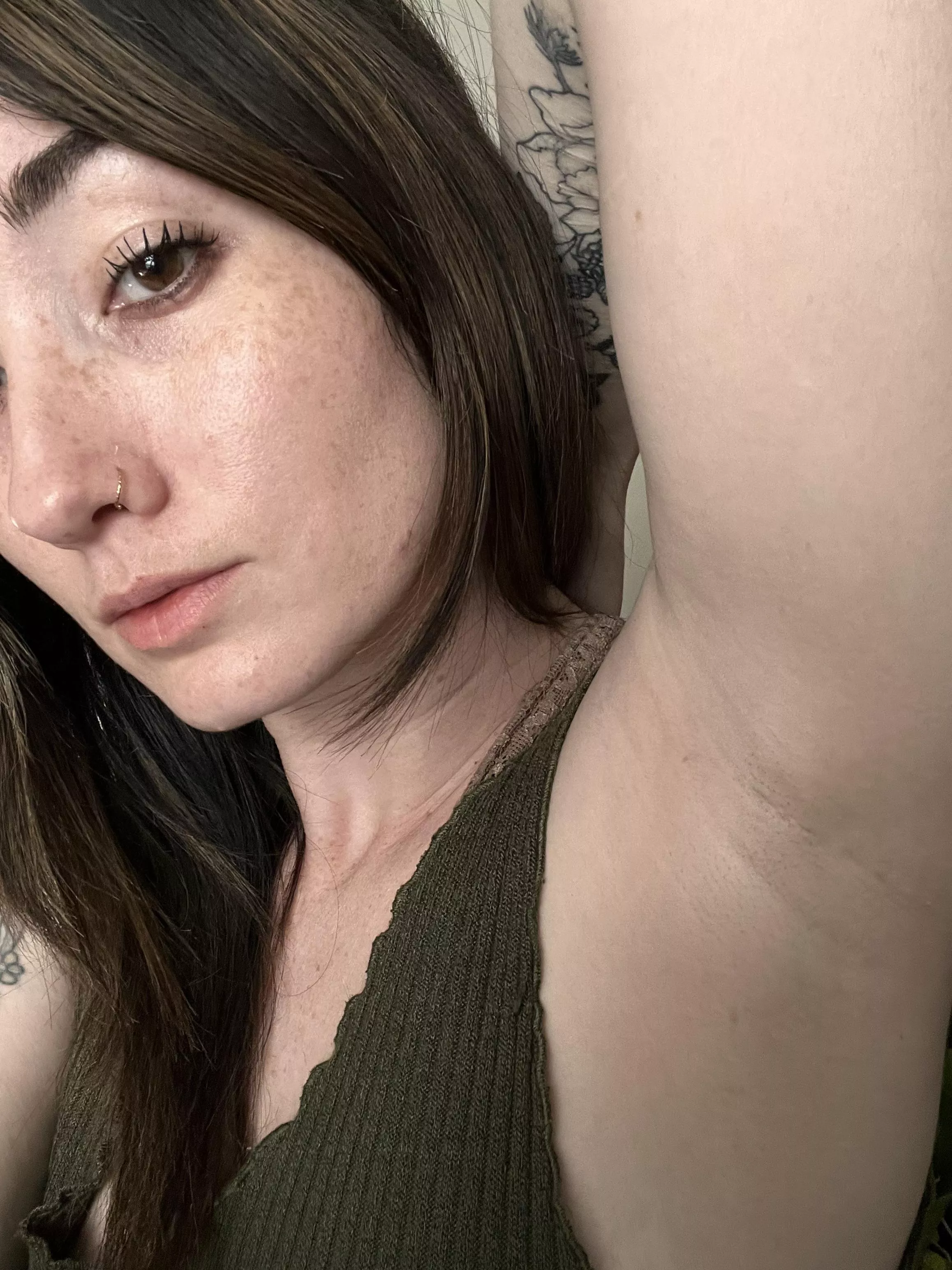 Skipped deodorant today 🤭