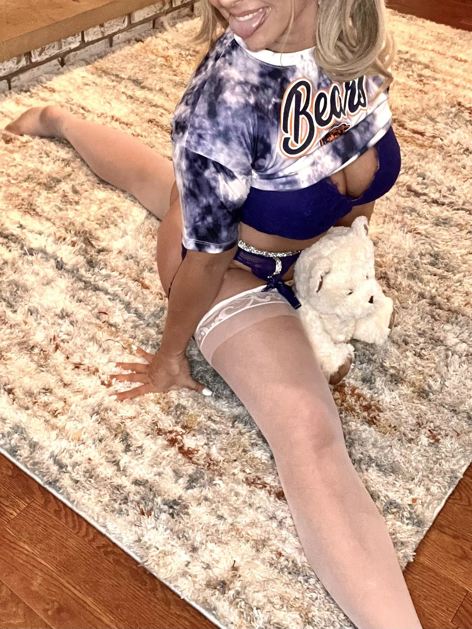 Still got my cheerleader moves. Am I flexible enough for Sunday Funday?