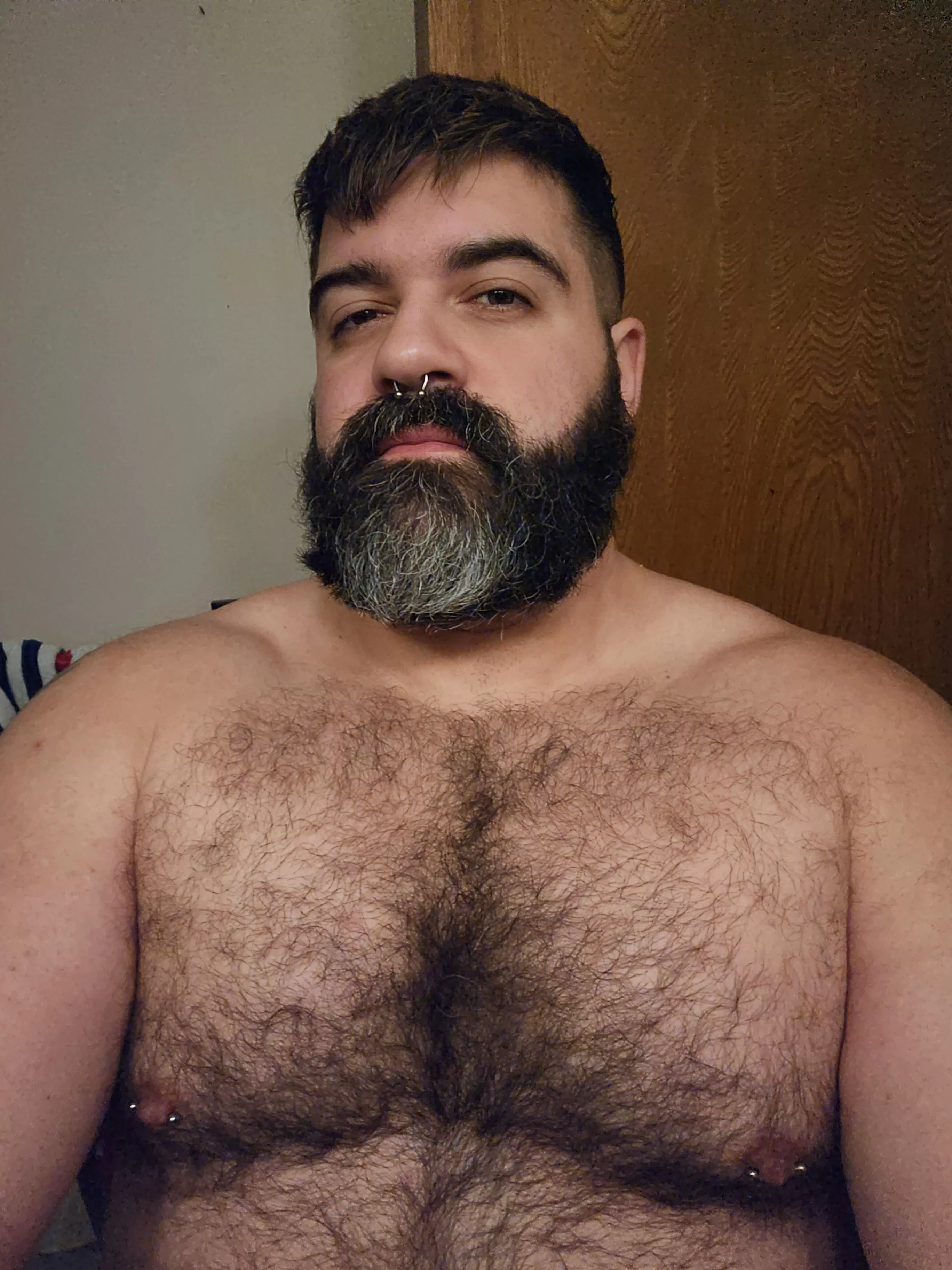 Strong Daddy vibes before bed. Who needs tucked in? 😈