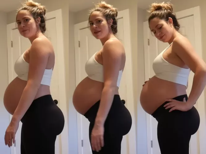This Pregnant Whore's Got a Phat Ass