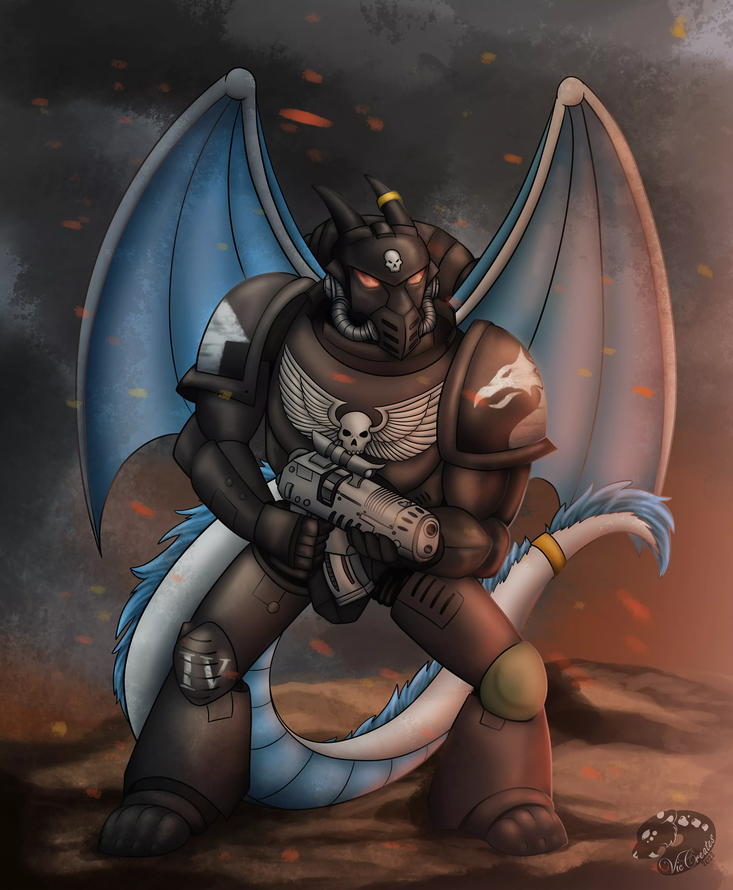 Tolrit in his Warhammer Gear! Very happy with how this turned out ^^