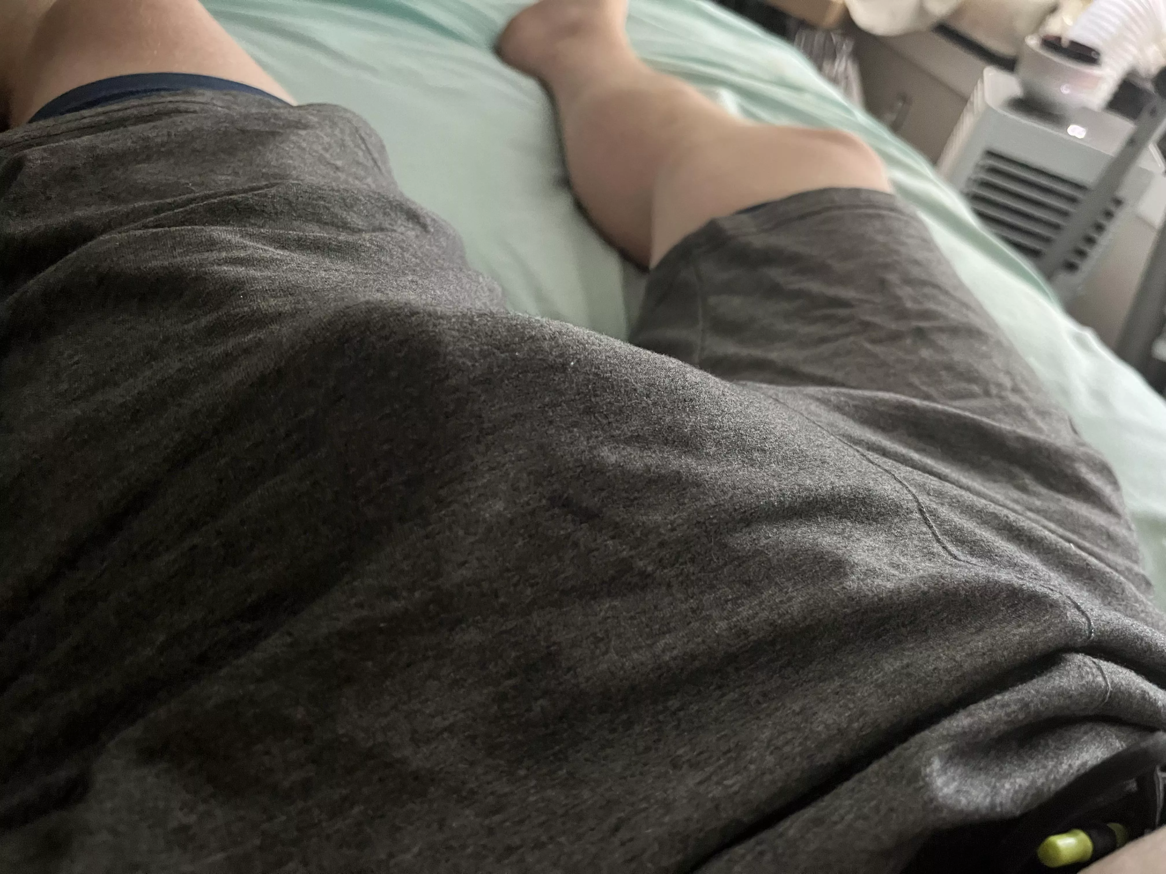 Took a few of these a couple months ago.. really loved the way my cock looks in shorts. Hope you agree.