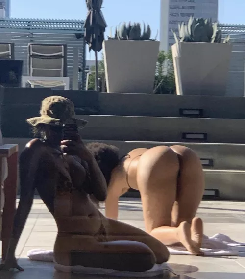 We just ate each other out. Who wants to send us something to scissor too?