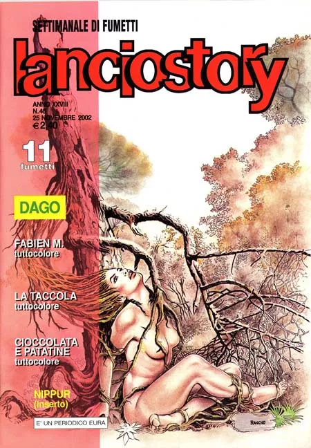 When treants go bad...cover art for Lanciostory 25 by Llario Ranucci