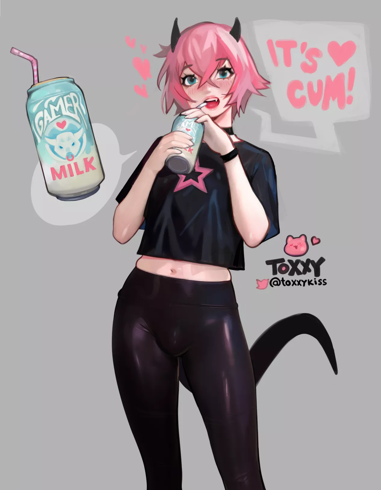 Who wants to try gamer milk?
