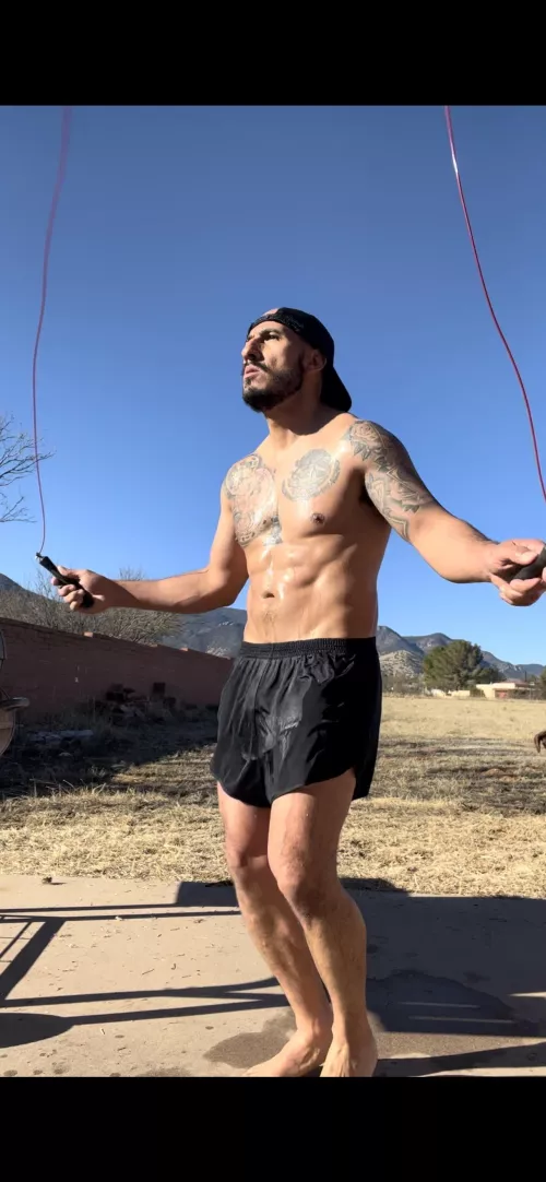 Workout Complete! Tats and sweat