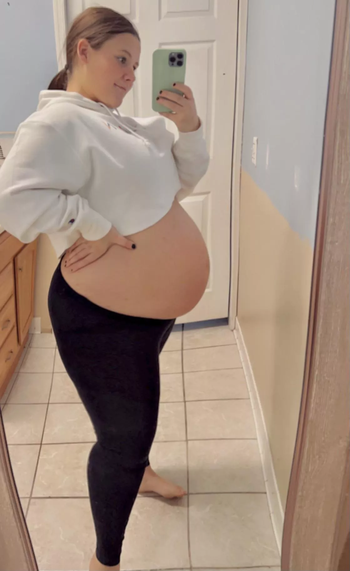 8 months it’s hard to move but you’ll do all the work right 🥰