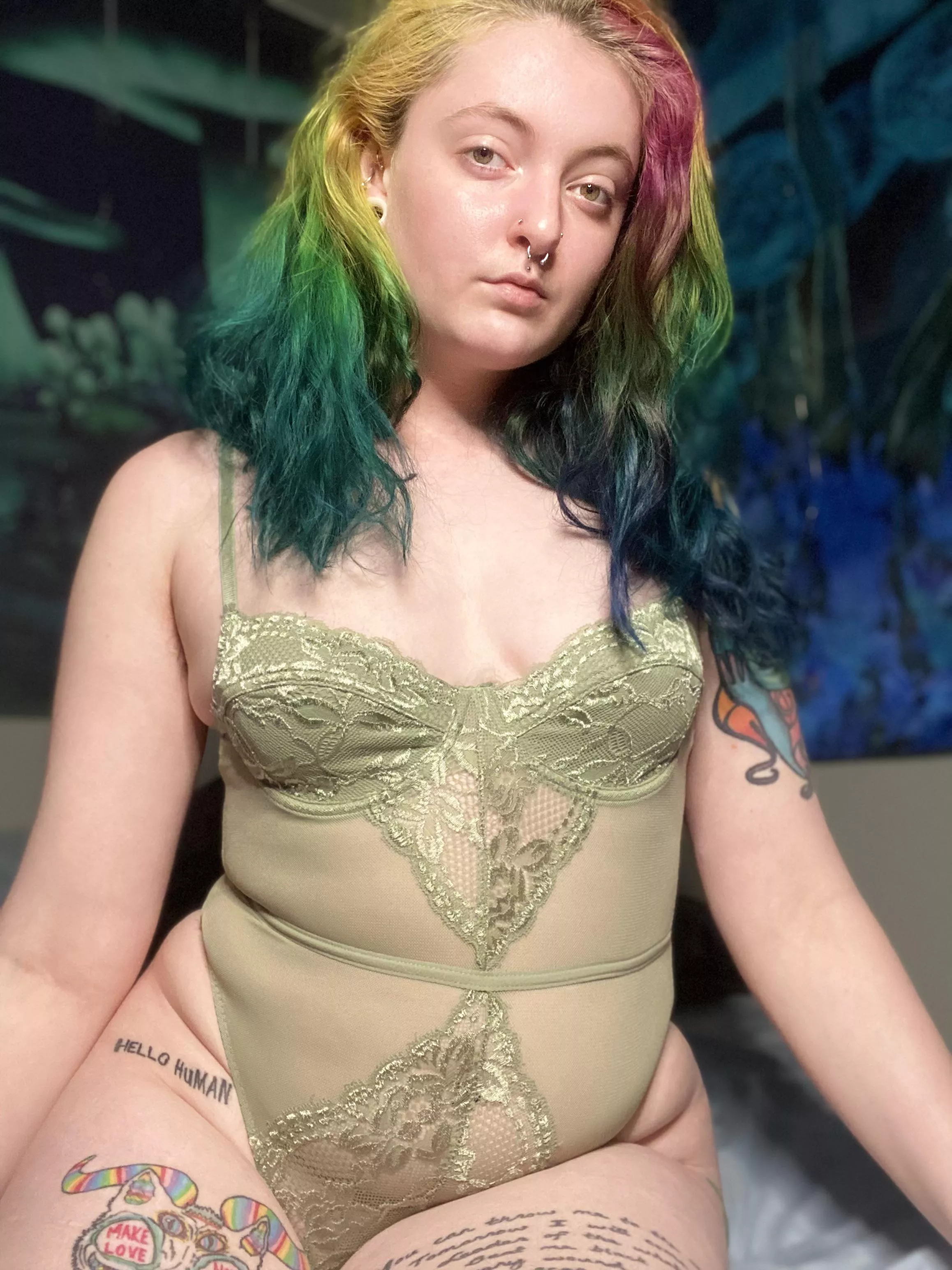 About to dye my hair even more neon