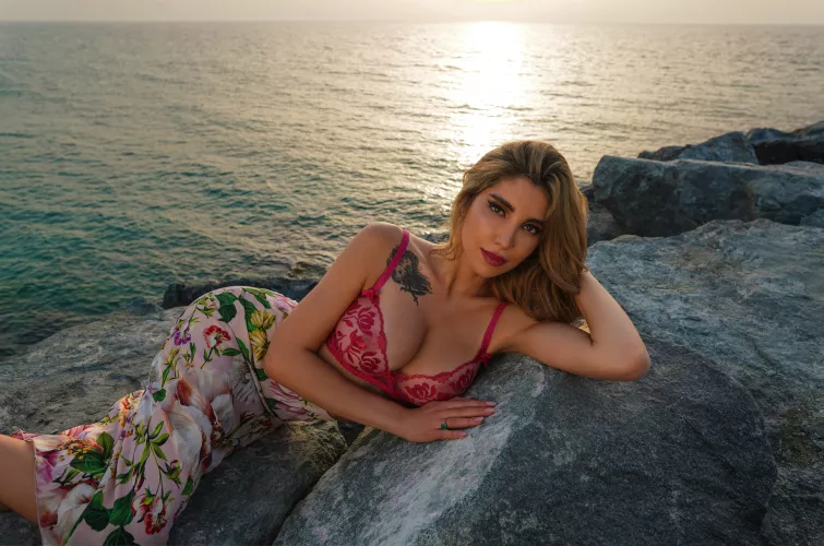 Alone on the seaside