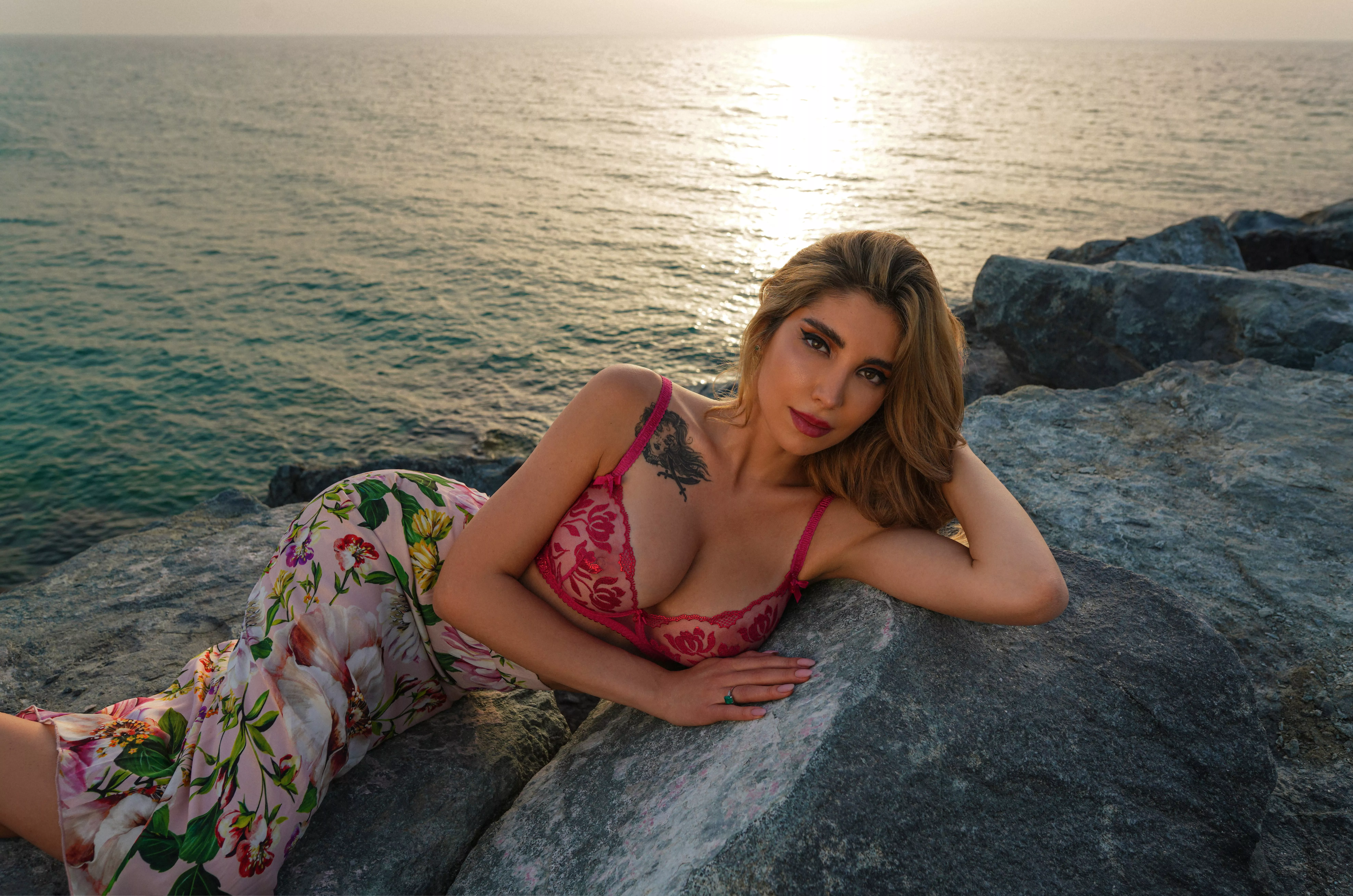 Alone on the seaside