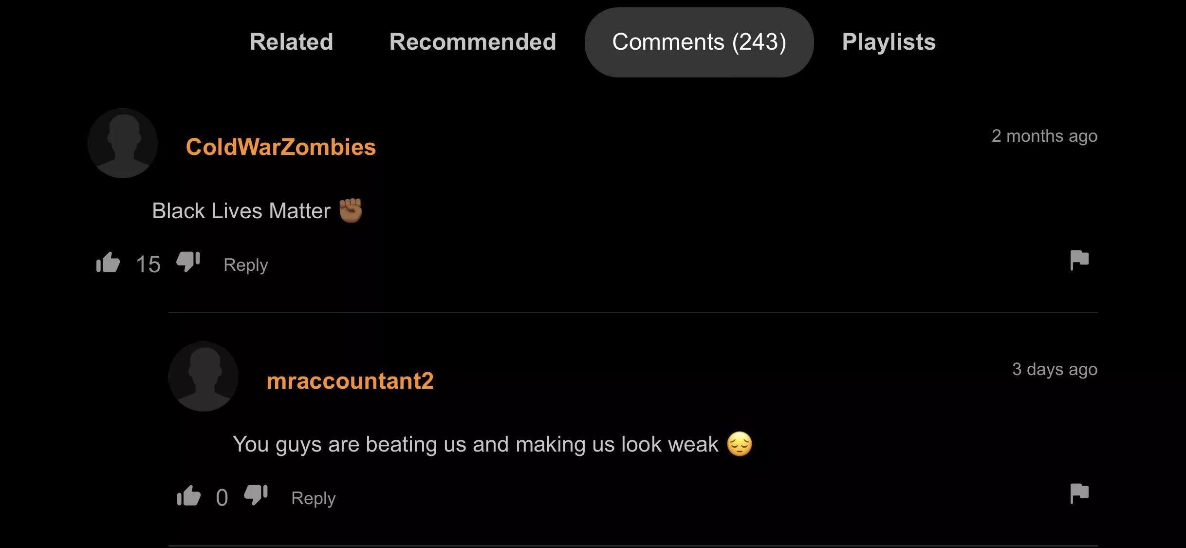 Black lives do matter!