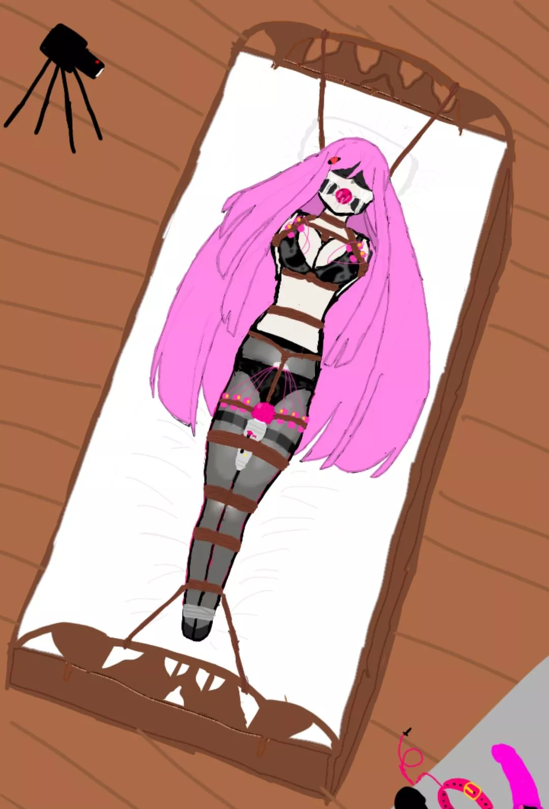 bound to bed (my art id u wonder)