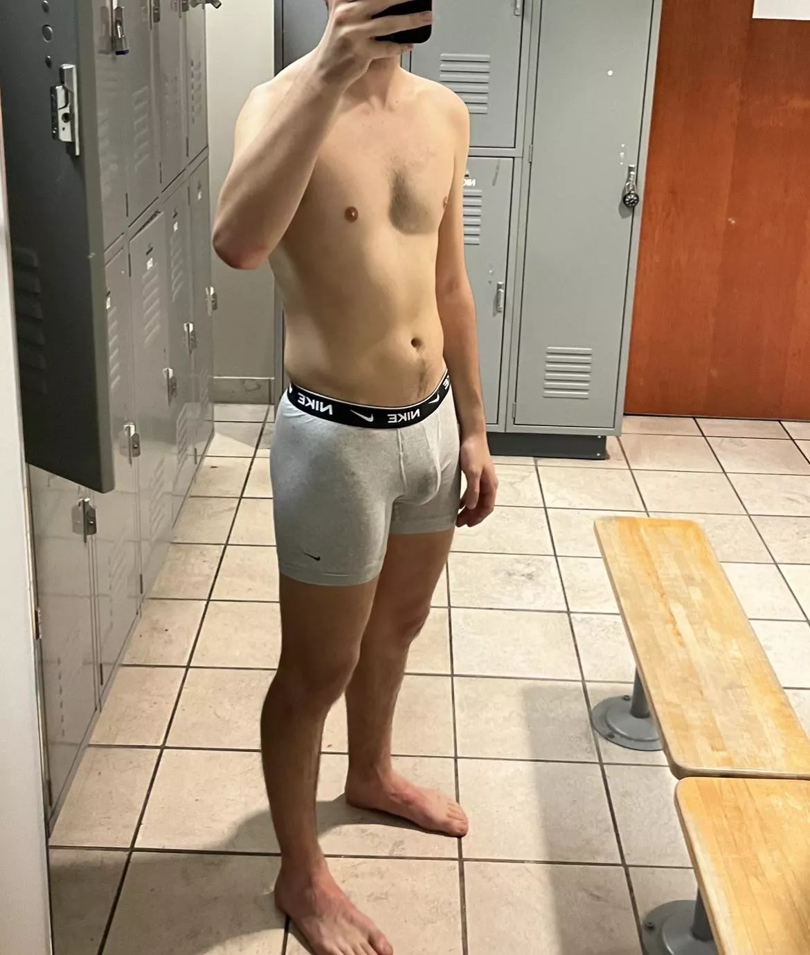 Bulgin in boxer briefs