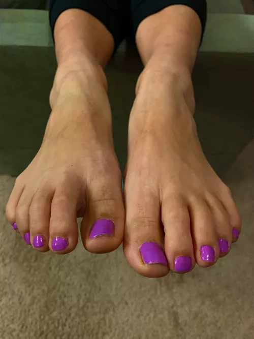 Chinese Feet: Now in Purple!