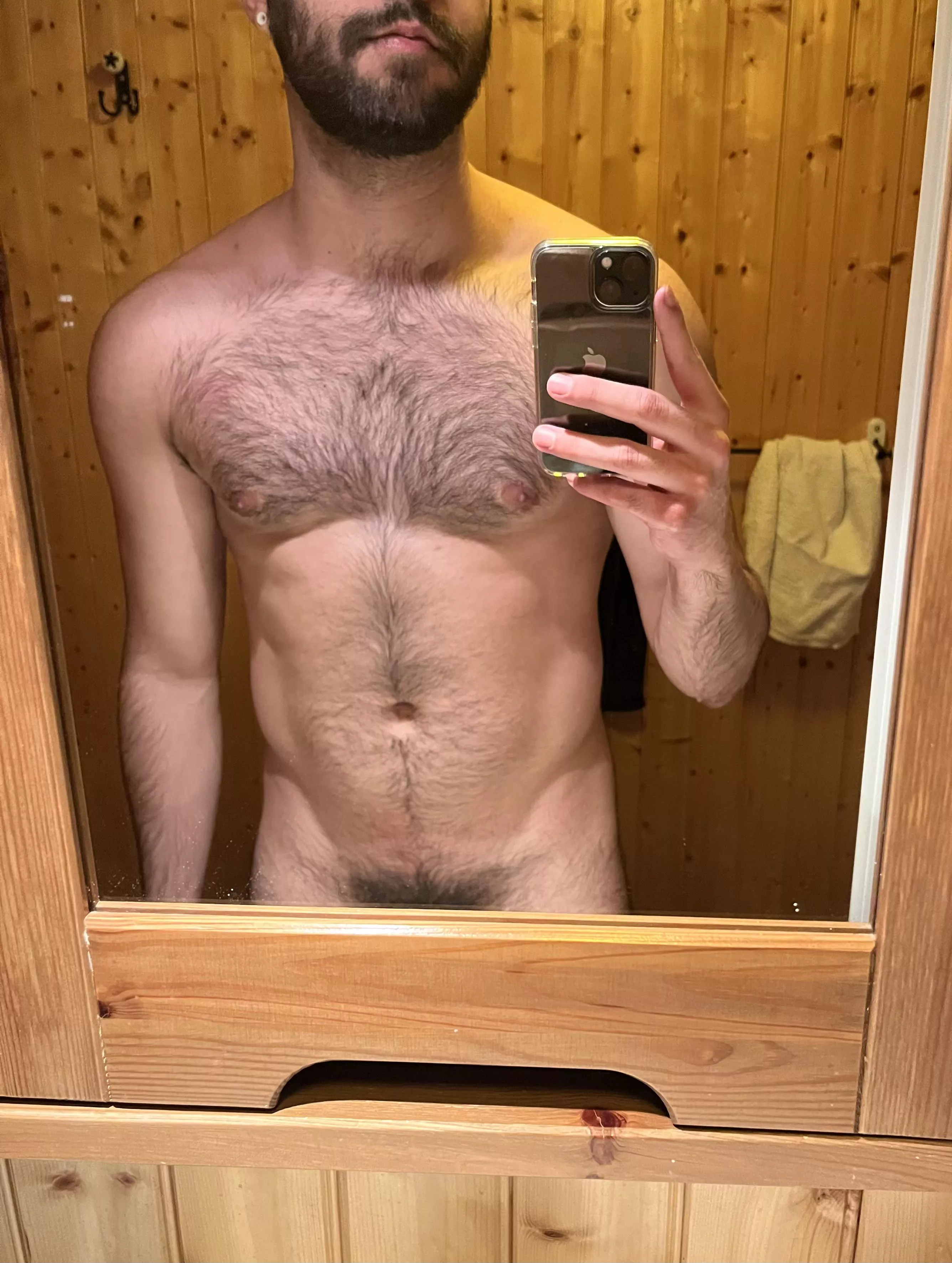 Come play with my chest hair