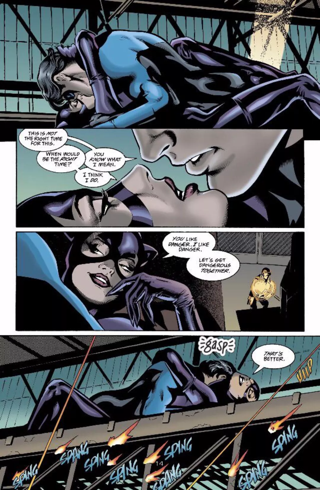 [Comic Excerpt] When Selina met Dick (Nightwing #52)