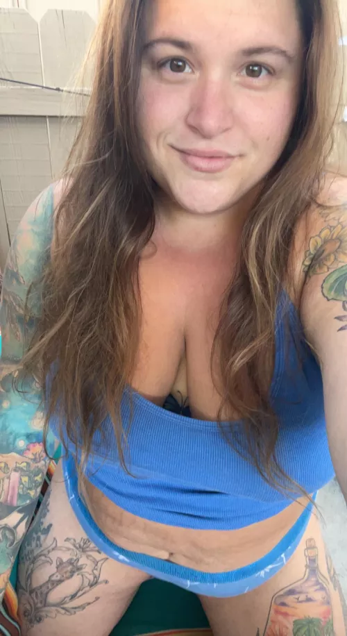 do my tattoos and big natural breast make your day?