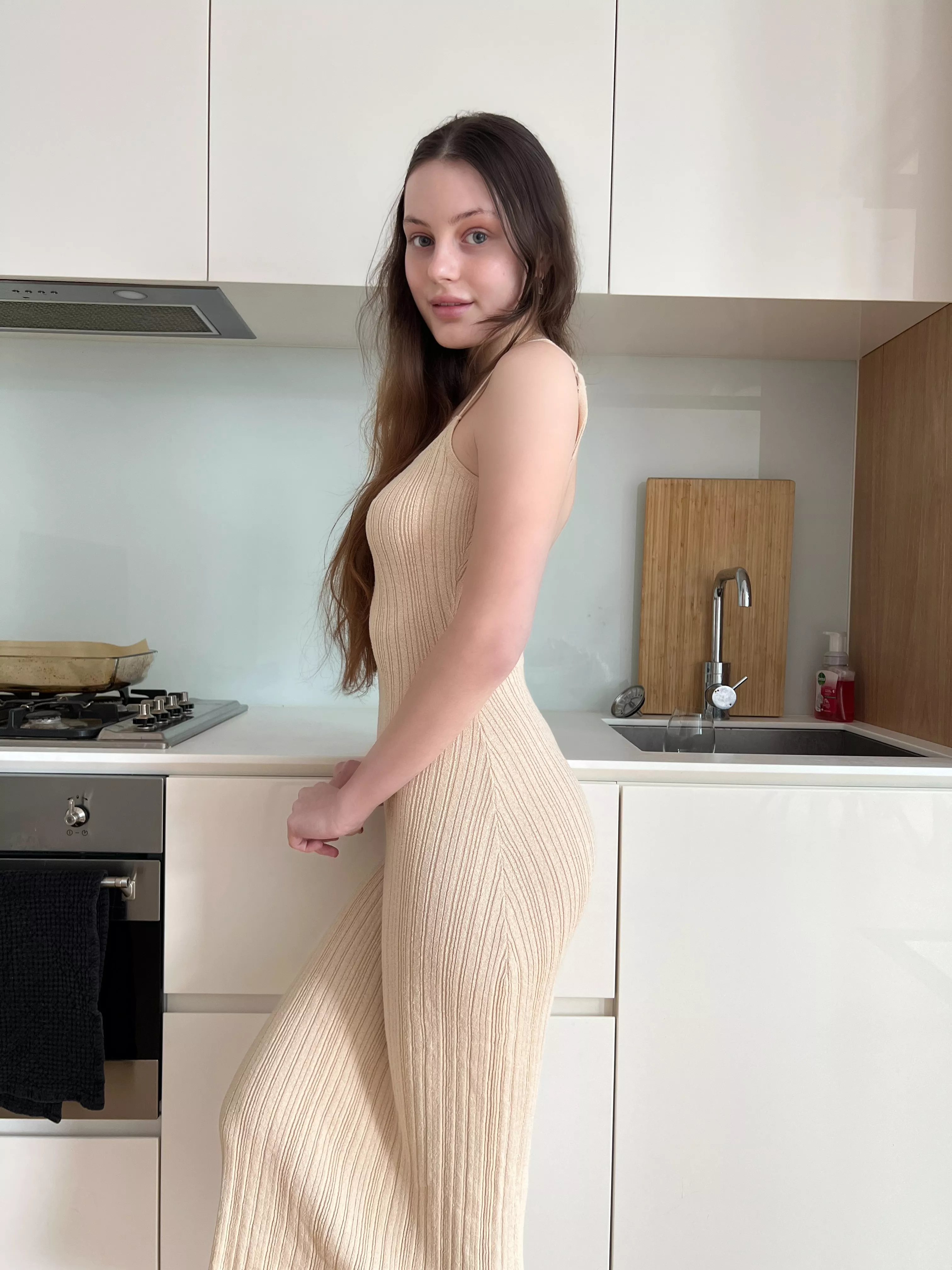 feeling cute in my new dress