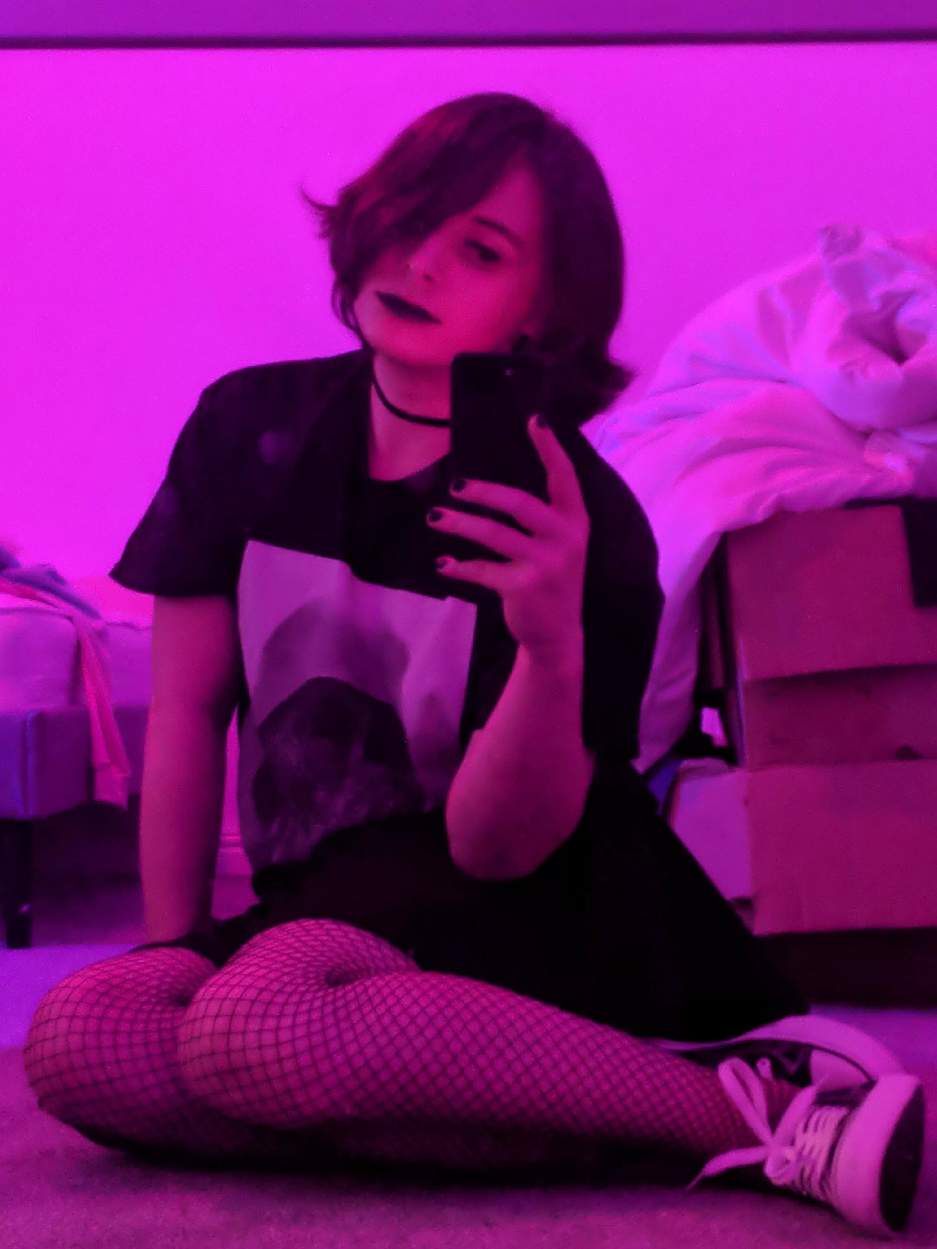 Feeling goth-lite 🕷 what do you think?