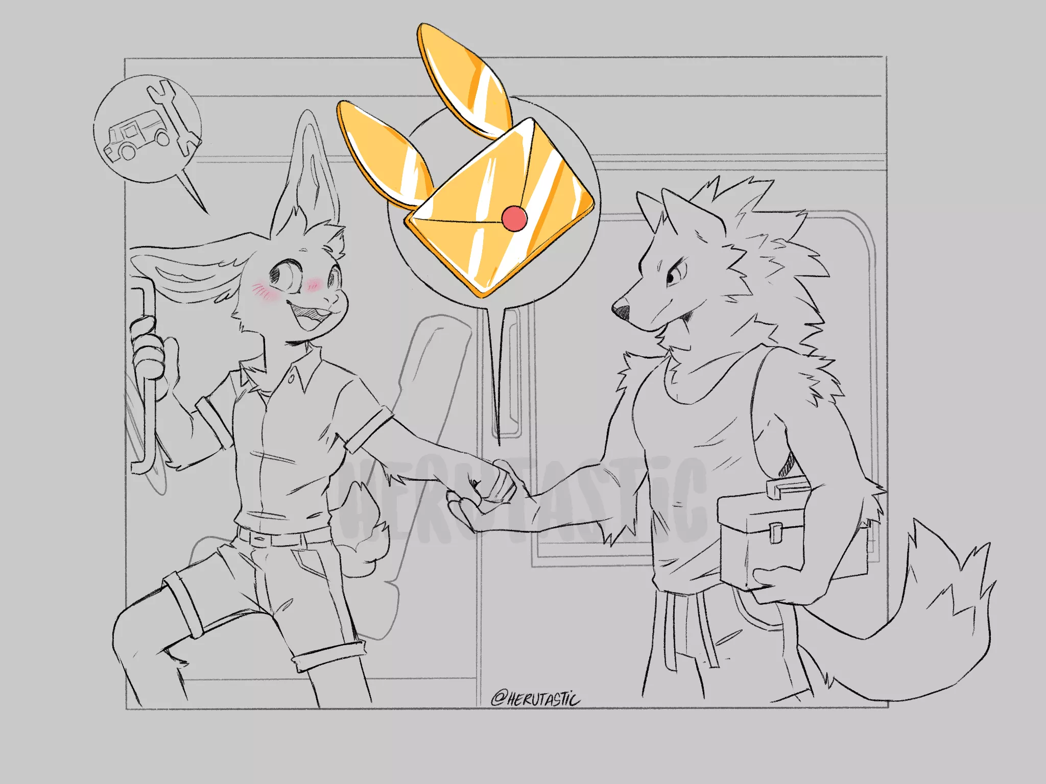 For your trouble (@herutastic)