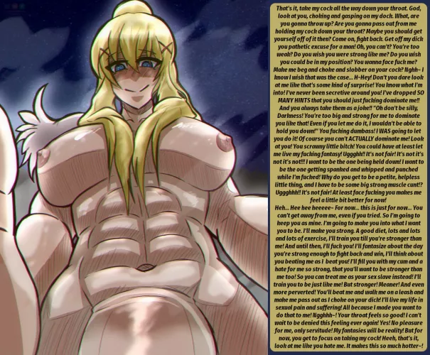 Futadom Darkness [Futadom] [Non-con] [Hate fucking?] [Muscle girl] [POV] Artist: miradroses