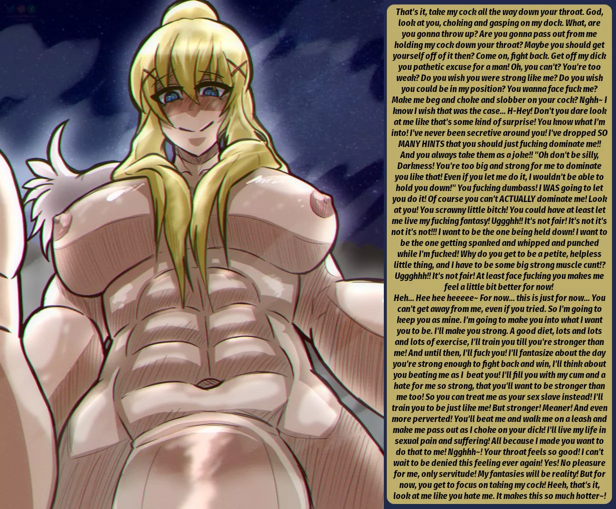 Futadom Darkness [Futadom] [Non-con] [Hate fucking?] [Muscle girl] [POV] Artist: miradroses