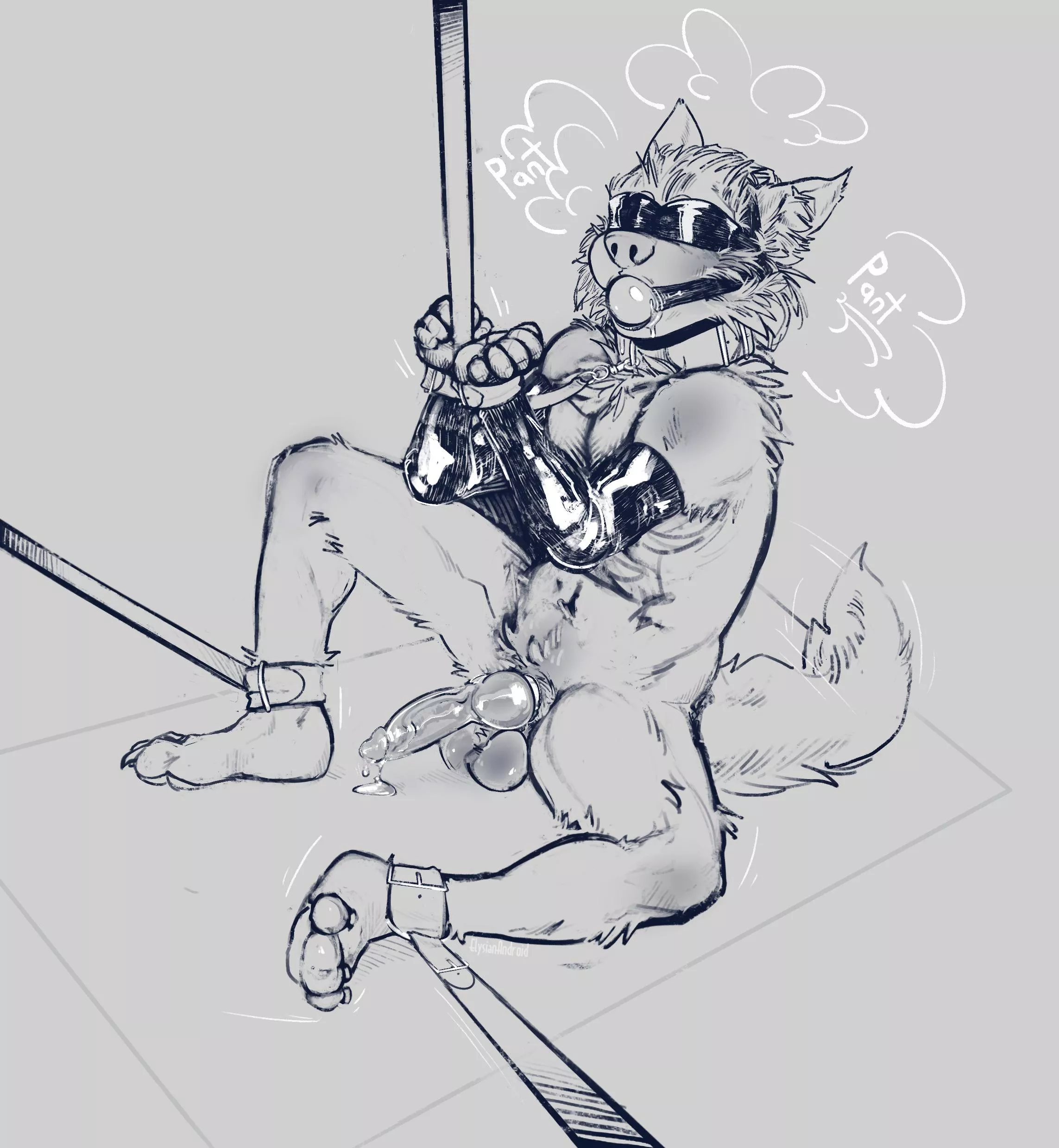 Gagged and bound (ElysianAndroid) [M]